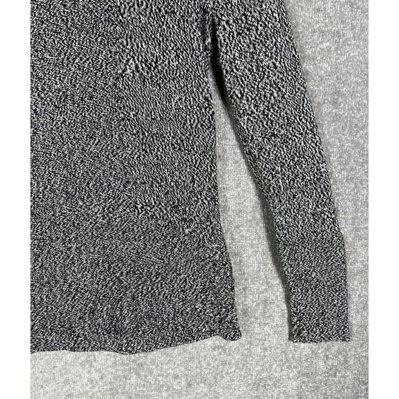 Calvin Klein Knit Cowl Neck Long Sleeve Pullover Sweater Women Small Black White - Picture 8 of 15